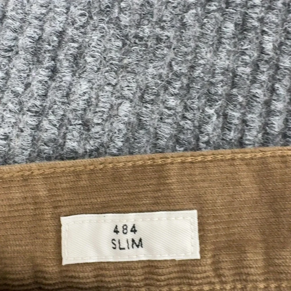 J Crew Pants Mens 33 Brown Cotton Corduroy 484 Slim Casual Preppy